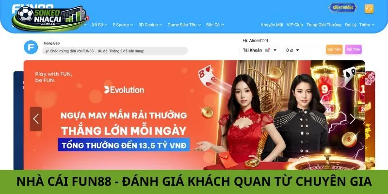 Nhà Cái Fun88 – Những Đánh Giá Khách Quan Nhất Từ Chuyên Gia