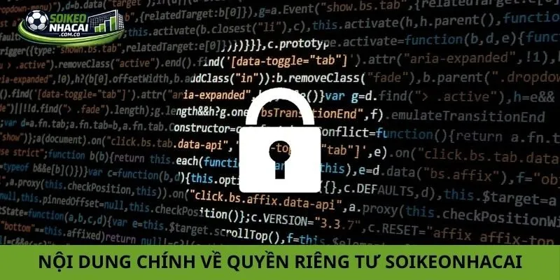 Nội dung chính về quyền riêng tư soikeonhacai
